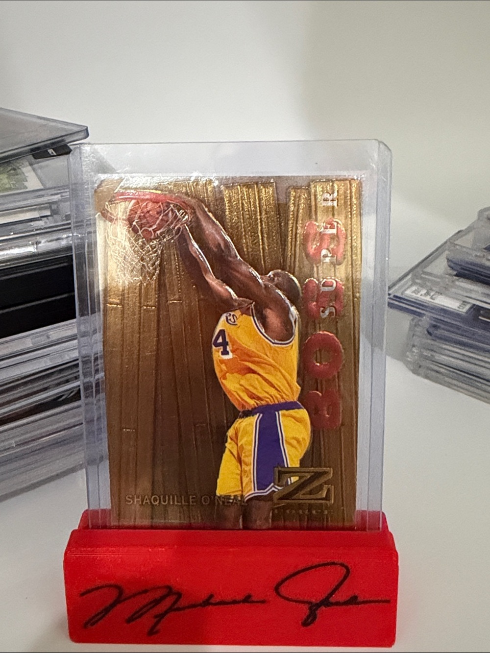 Shaquille O'Neal - Skybox Z Force - Super Boss - Insert 14 of 20/SB